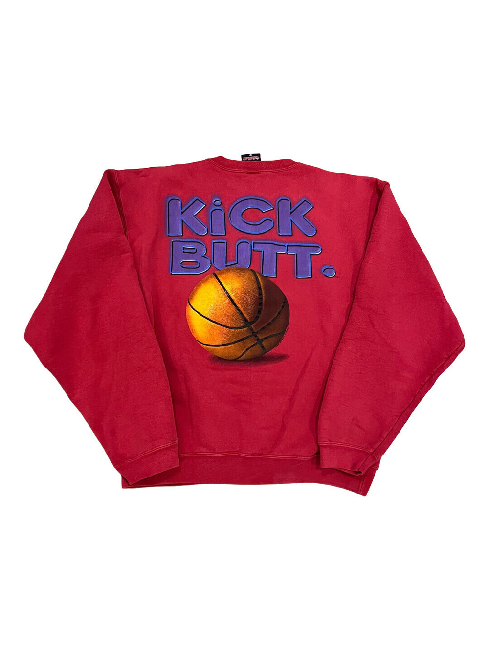 Vtg Big Ball Sports 'Girls Kick Butt' Basketball Sweatshirt Mens XL USA Made
